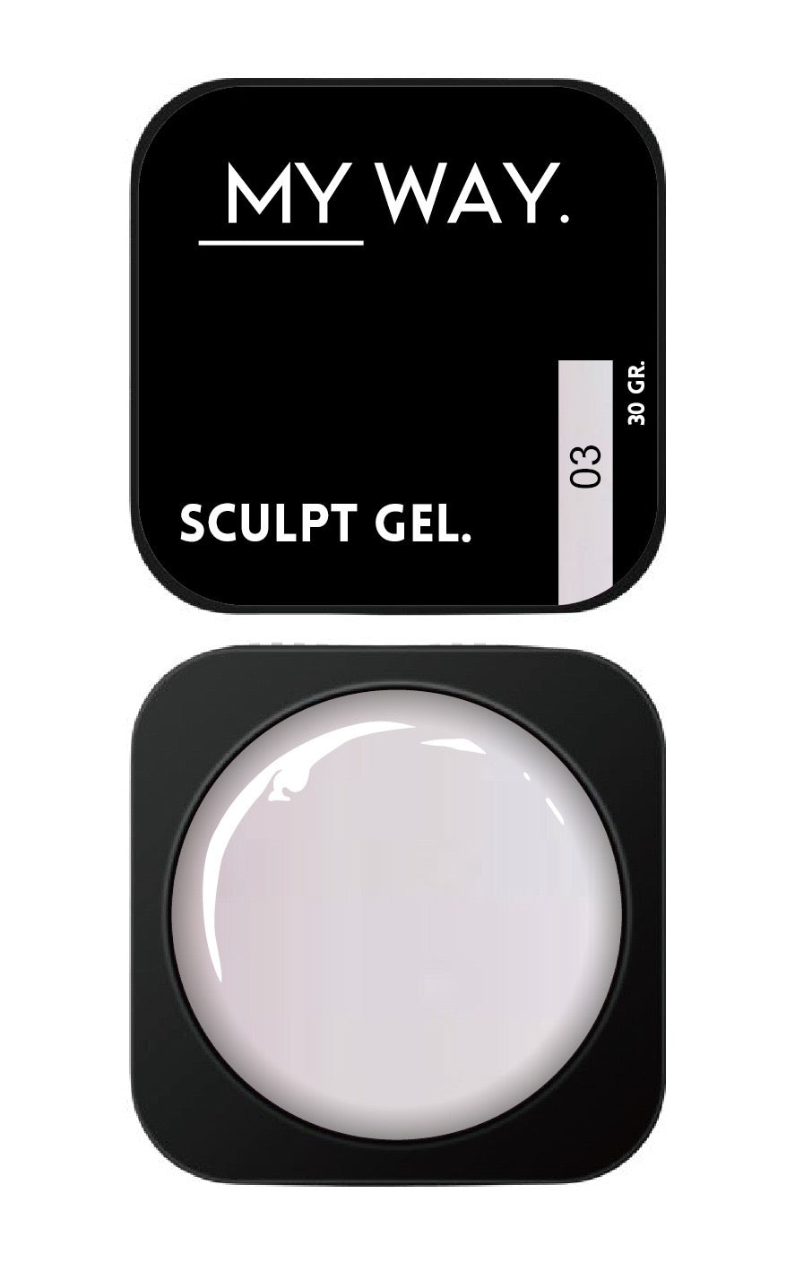 SCULPT GEL 03 - MILKY WHITE 30 GR.