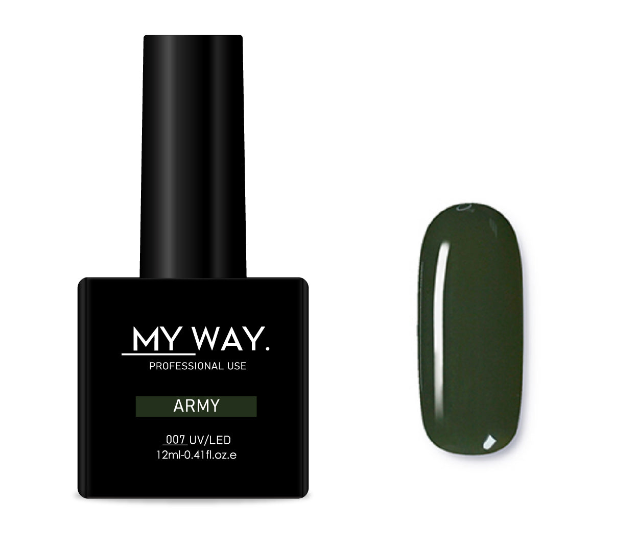 Gelpolish 007 - ARMY 12ML.