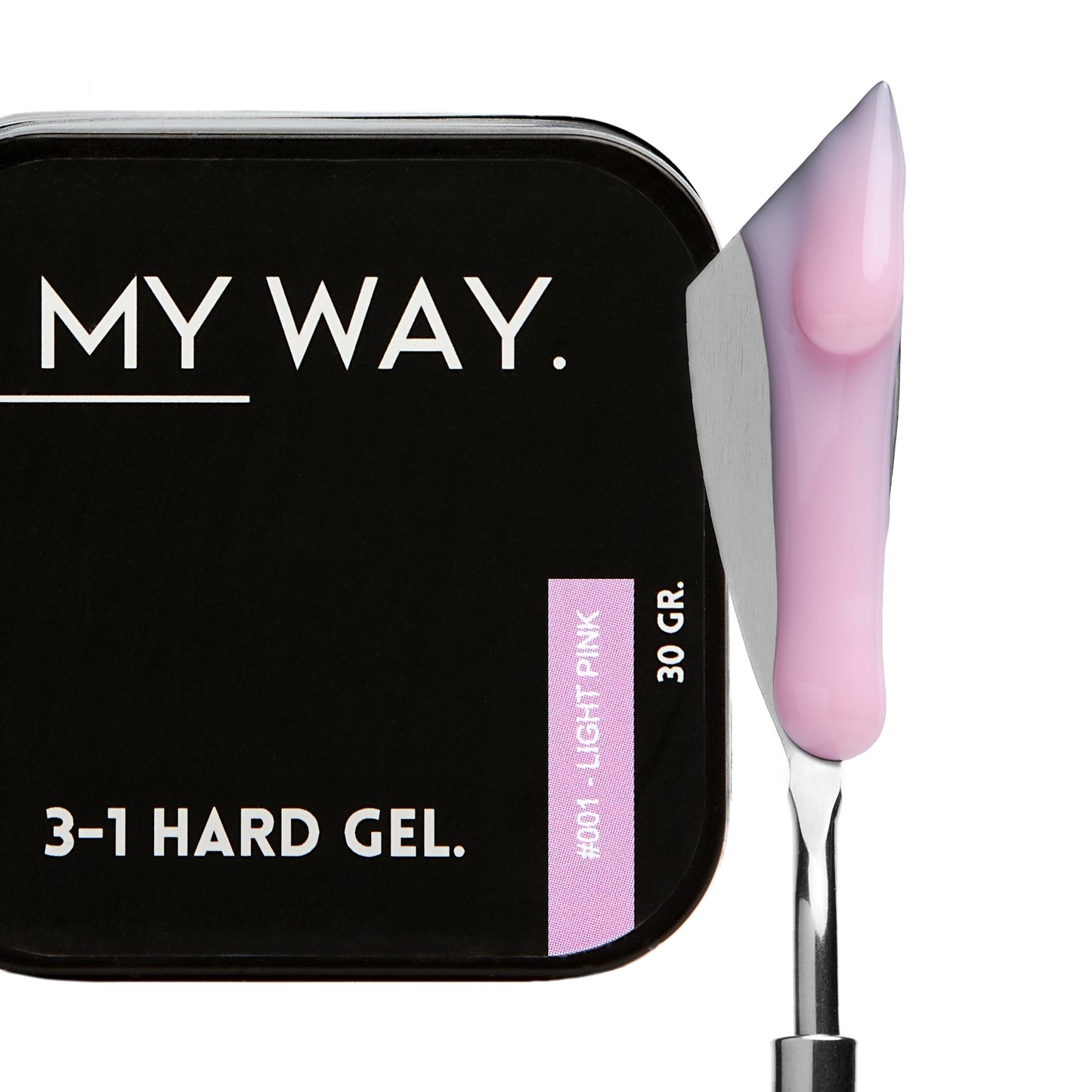 3-1 HARD GEL #001 LIGHT PINK 30 ML