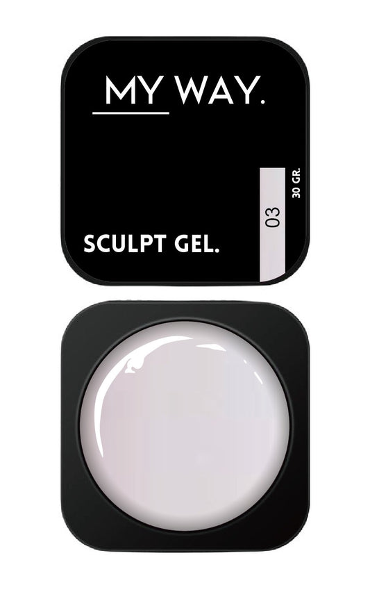 SCULPT GEL 03 - MILKY WHITE 30 GR.