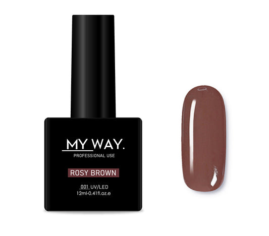 Gel polish 001 - ROSY BROWN 12 ml