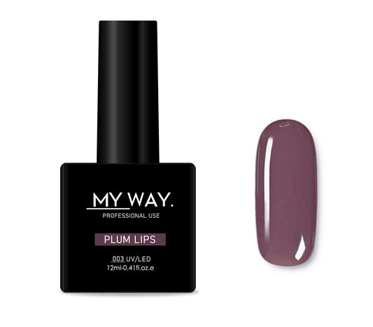 Gelpolish 003 - PLUM LIPS 12ML.