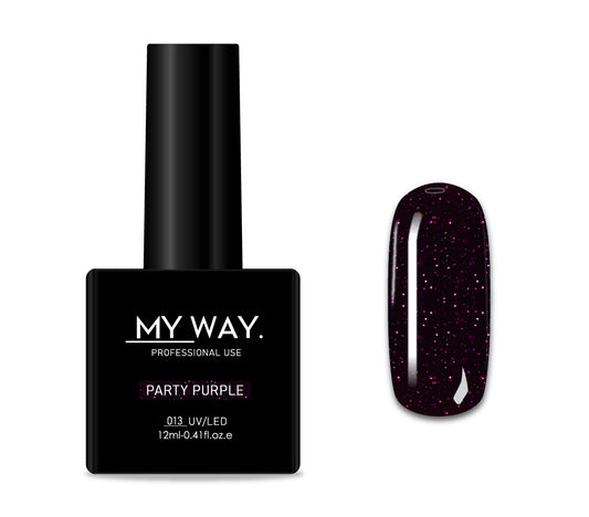 Gelpolish 013 - PARTY PURPLE 12ML.