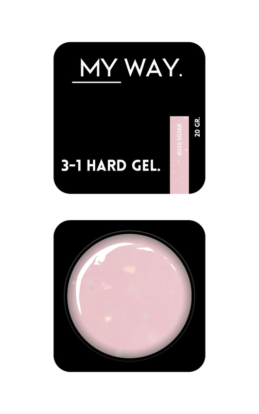 3-1 HARD GEL #048 MIAMI 20 ML