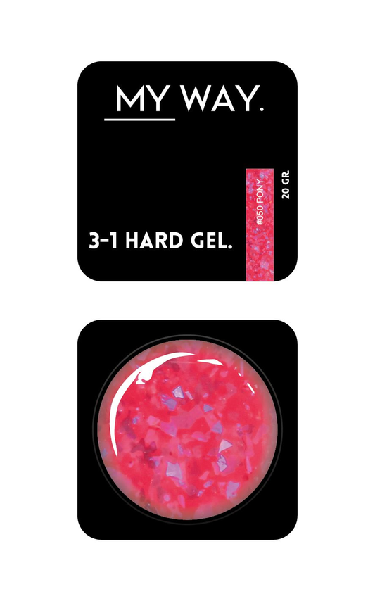 3-1 HARD GEL #050 PONY 20 ML