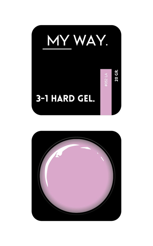 3-1 HARD GEL #052 LA 20 ML