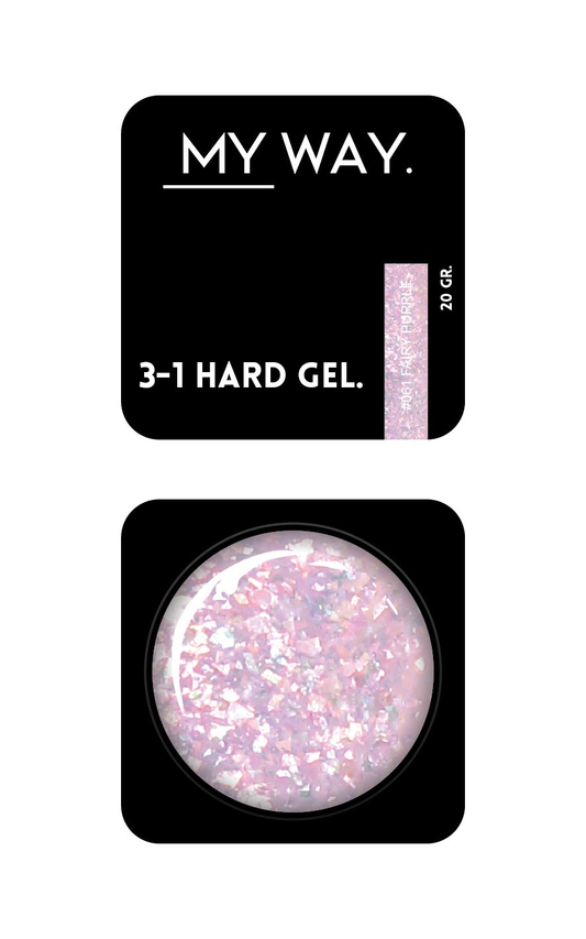 3-1 HARD GEL #061 FAIRY PURPLE 20 ML