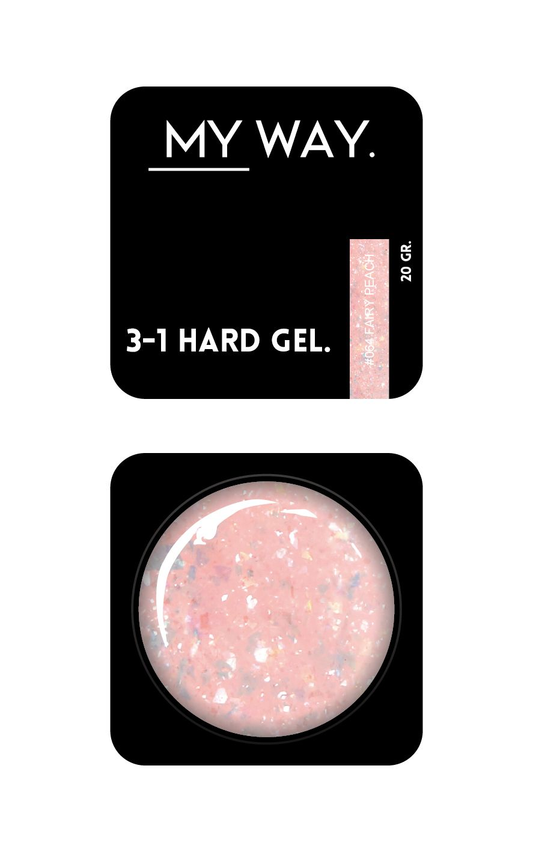 3-1 HARD GEL #064 FAIRY PEACH 20 ML