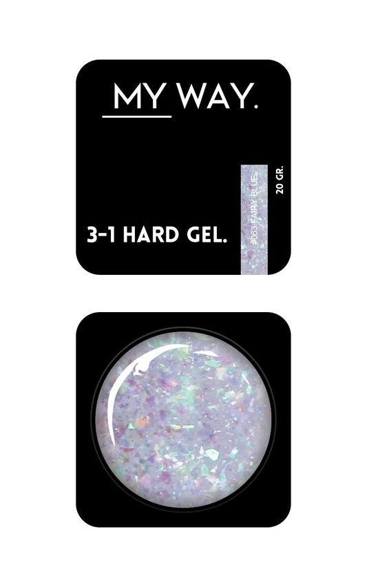 3-1 HARD GEL #063 FAIRY BLUE 20 ML